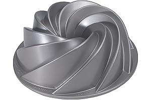 Nordic Ware Platinum Collection Heritage Bundt Pan: A Baking Essential for Classic Bundt Cakes