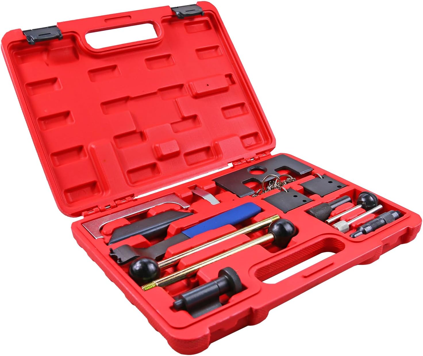 14pc Engine Timing Tool Kit Camshaft Pinion Lock Compatible for Audi SEAT Skoda Volkswagen