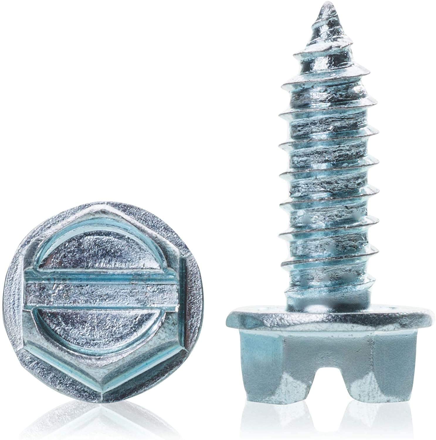 Zinc Plated License Plate Screws - 1000 Pack -7