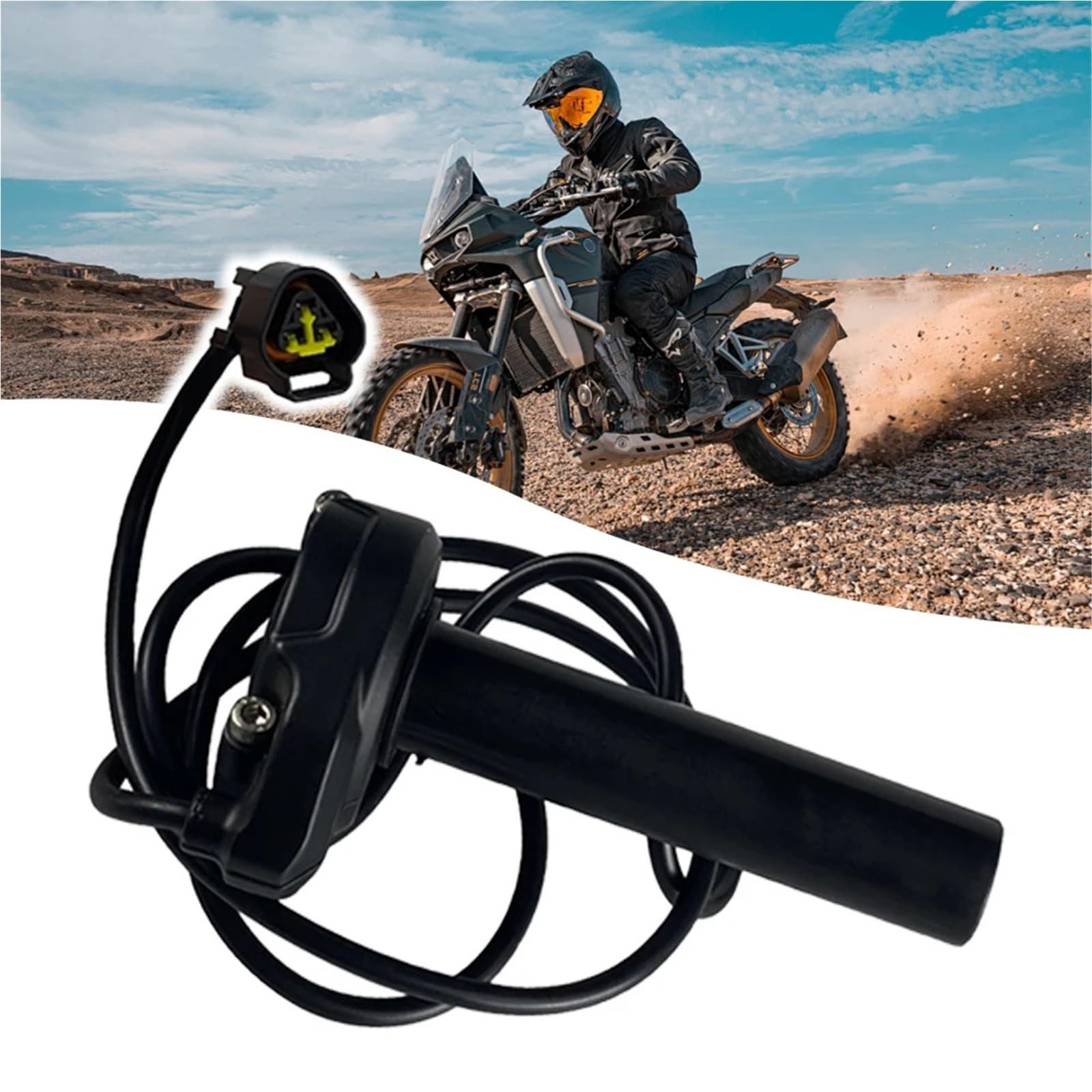Kierownica motocykla terenowego z manetką gazu i manetką gazu, pasującą do Sur Ron Surron Light Bee SX