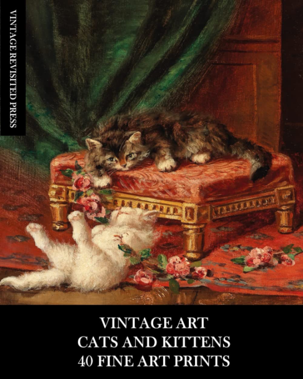 Estampes de Chats Vintage et Illustrations Félines pour Cadre et Scrapbook