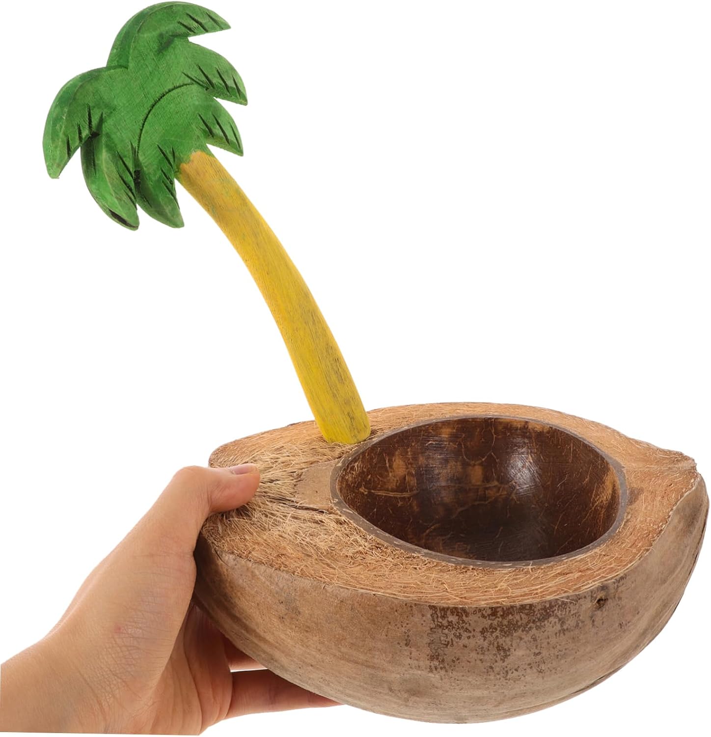 Coconut Shell Candle Holder Unique Taper Candle Bowl for Weddings Parties and Home Elegant Centerpiece for Candlelight Dinners Birthdays and Special Occasions