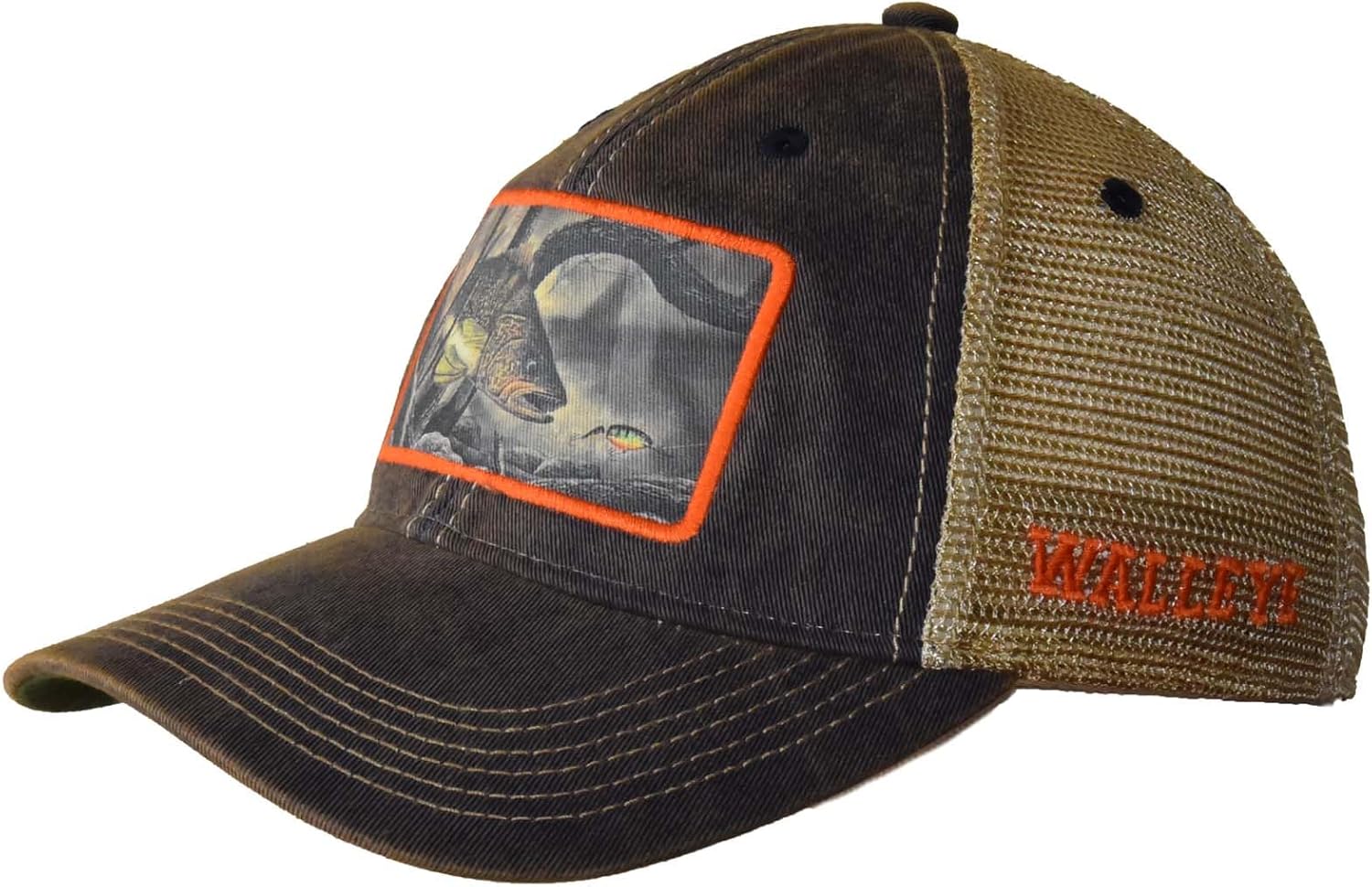 Walleye Trucker Hat - Legacy Old Favorite Trucker - Image 3