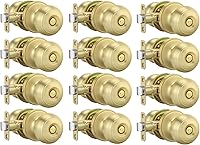 Vista 62 de Goldenwarm - Perillas interiores de puerta de bronce aceitado, perillas para puerta de dormitorio, pomo de puerta de bronce con privacidad, perilla