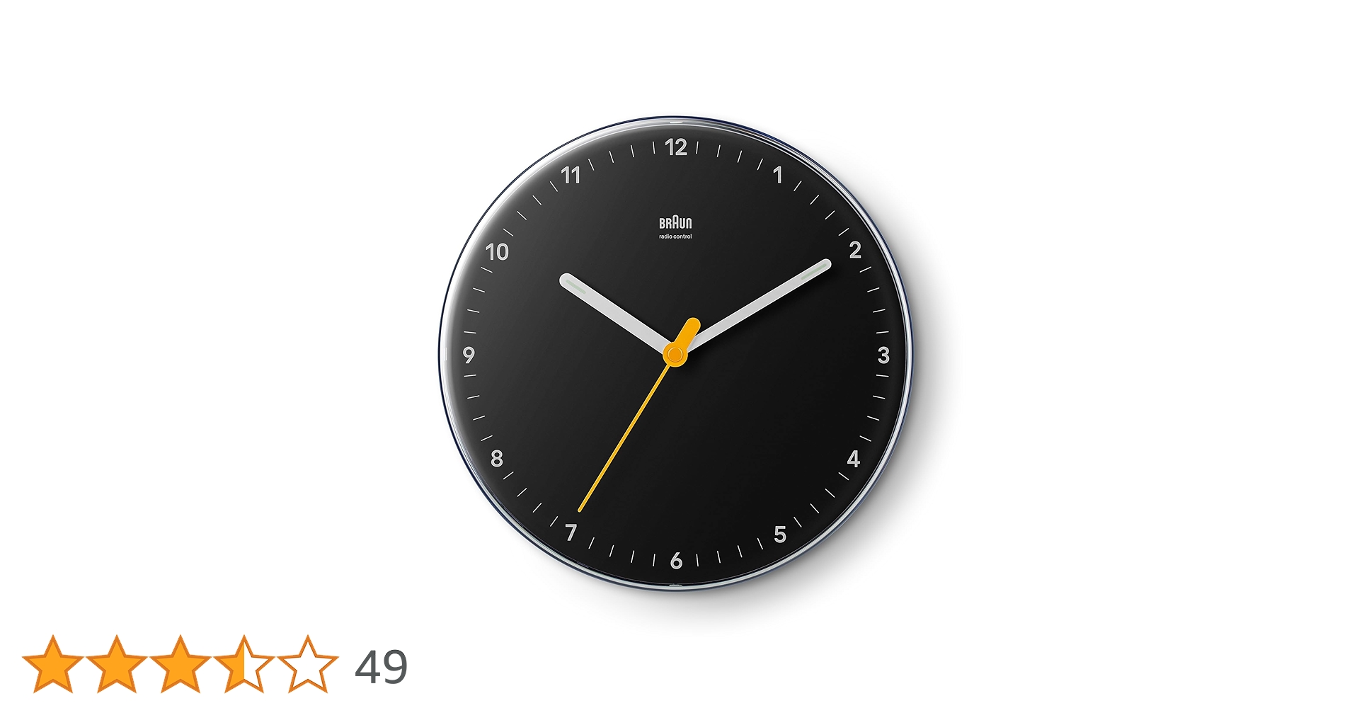 Buy Braun Plastic Classic Analogue Wall Clock with Silent Sweeping