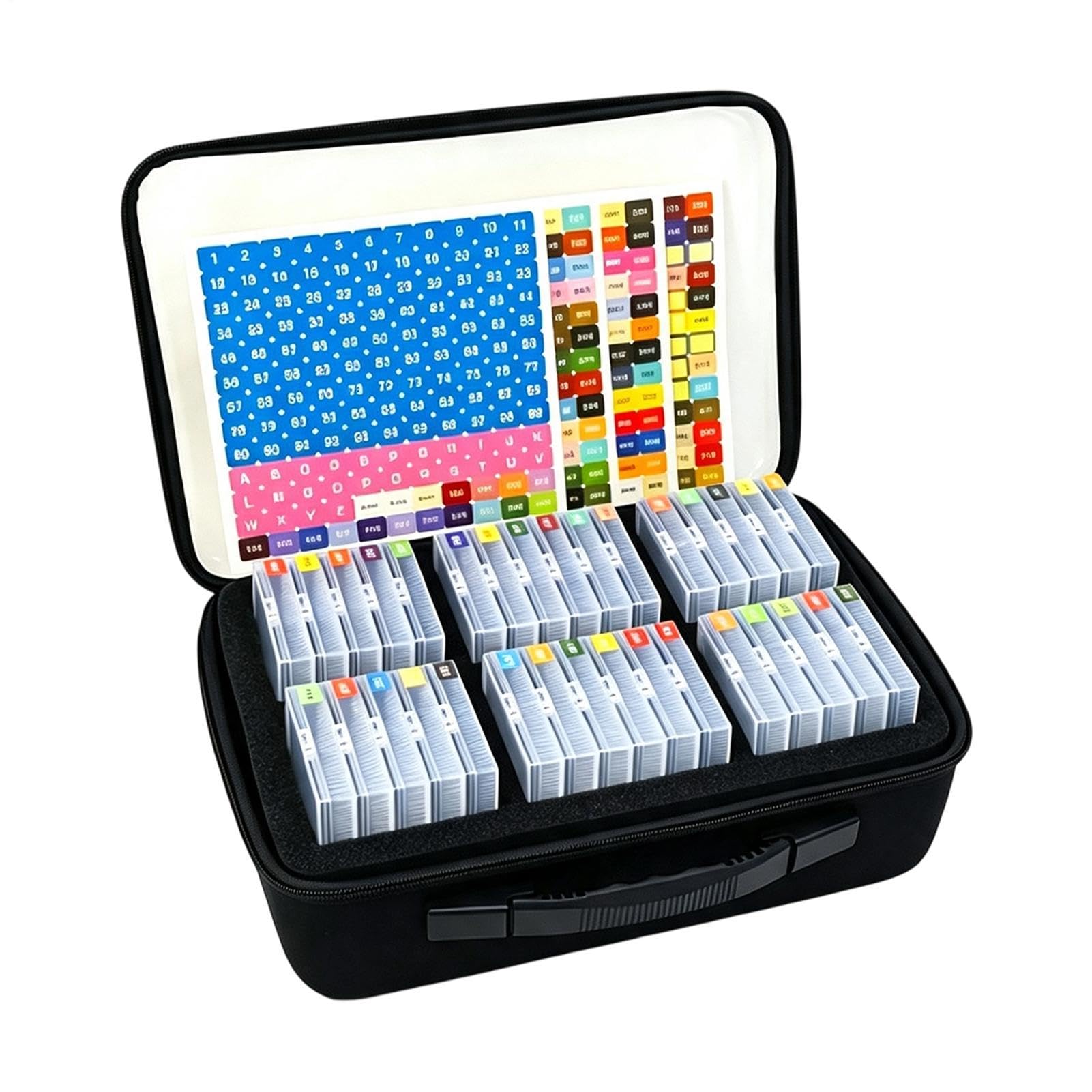 Contenitore Per Gem Painting Organizer a 32/64 Scomparti con Coperchio, | Case Porta Punte Fai Da Te Pittura Perlata Per artigianato con strass e cristalli, ufficio, scuola
