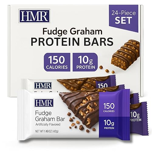 Miniatura 11 de HMR Bar, Barra de proteína de avena helada Snack nutritivo para apoyar el mantenimiento del peso Postre bajo en calorías 0.35 oz de proteína