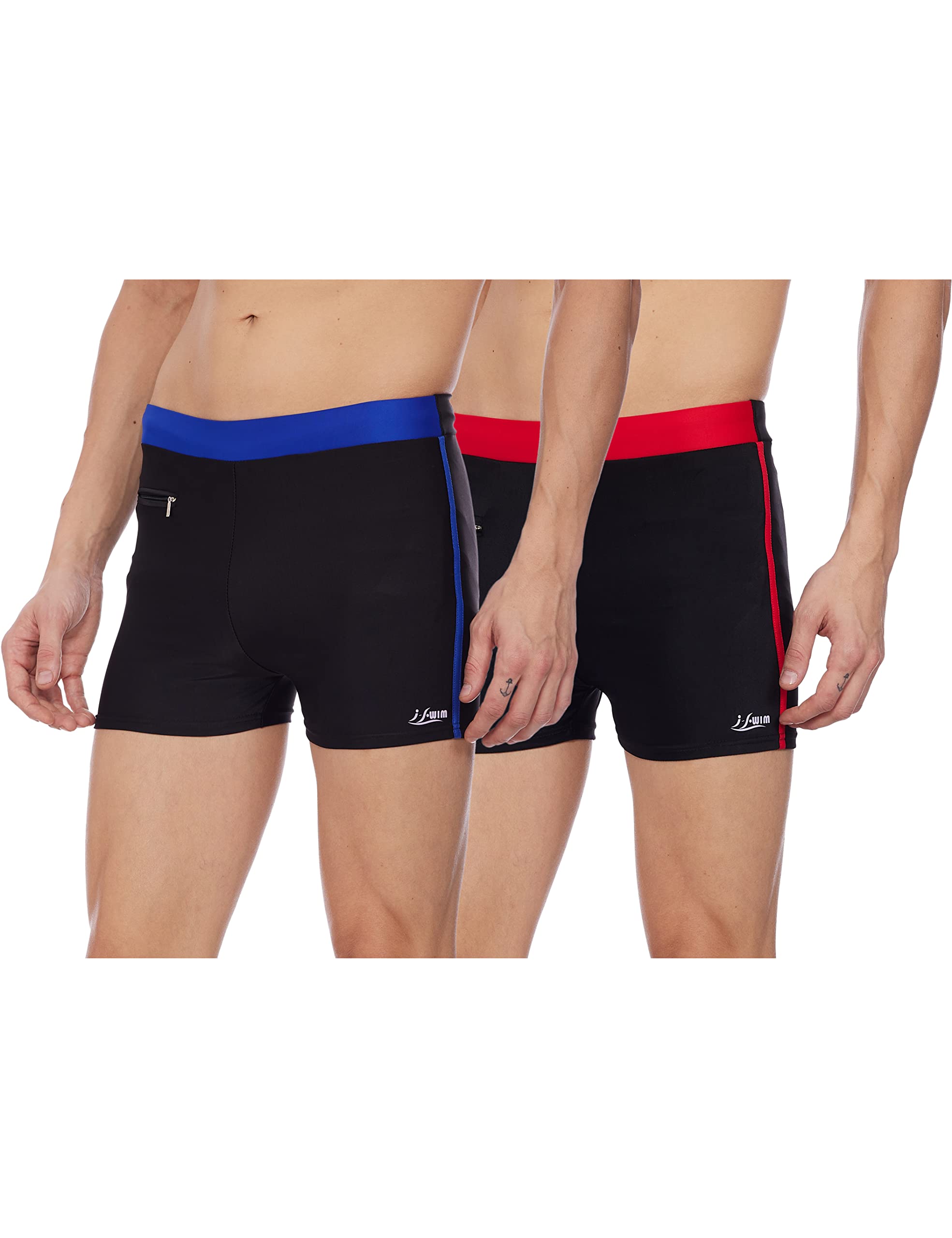 Mens Costume Is-010 Size Xl Black/Red With Is-010 Size Xl Black/Blue Pack Of 2 And Swimming Goggles Is-506-image-13