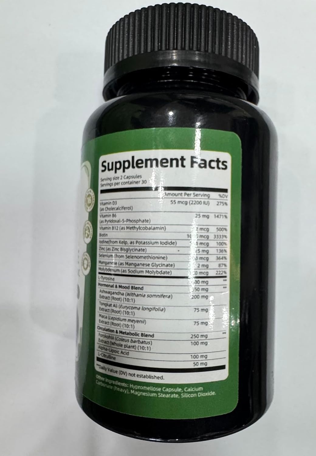 Tyrosine Plus Selenium and Iodine, Zinc-1P-90