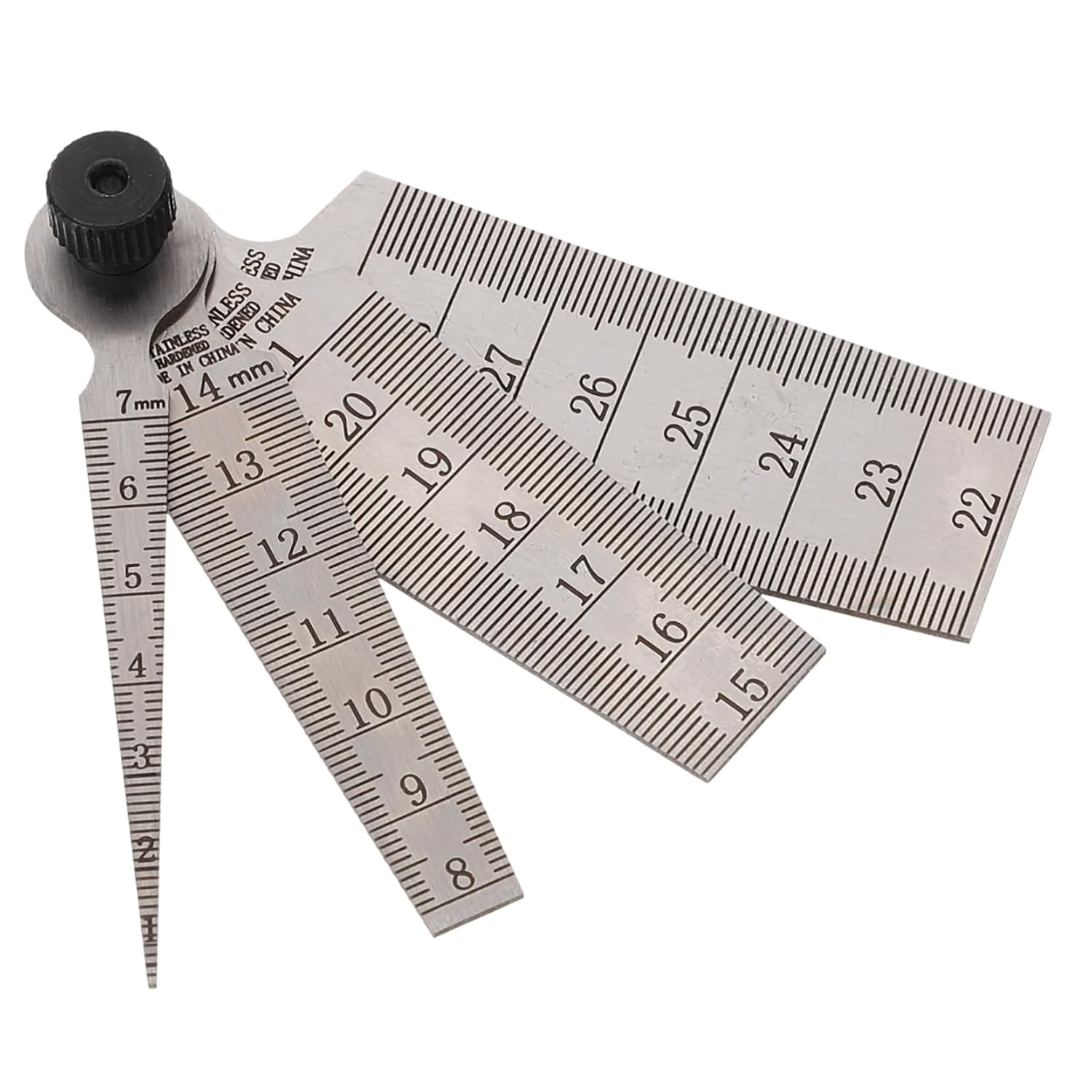2sets Offset Feeler Gauge Set Stainless Steel Measuring Tool Gap Width Gauge Precision Tools for DIY 4pcs*2