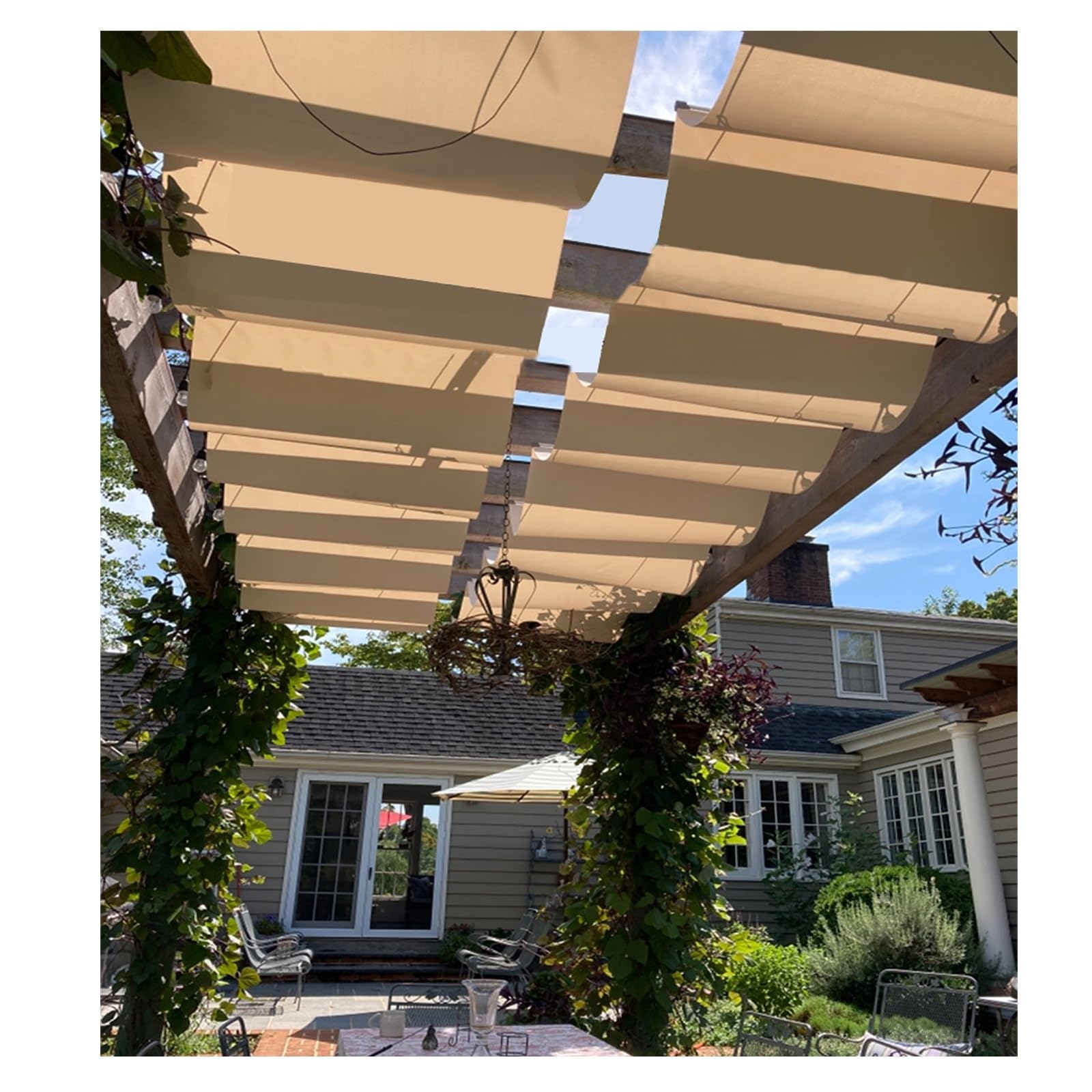 Amazon.com: ZXCVASDF Wave Shade Cover,Retractable Wave Sun