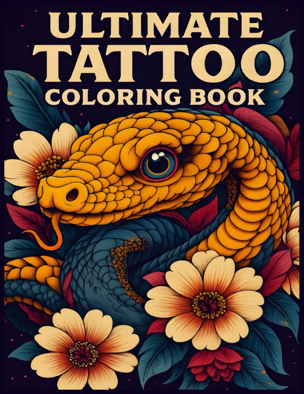 Ultimate Tattoo Coloring Book: Over 50 Coloring Pages For Adult Relaxation With Beautiful Modern Tattoo Designs Such As Sugar Skulls, Hearts, Roses and More!