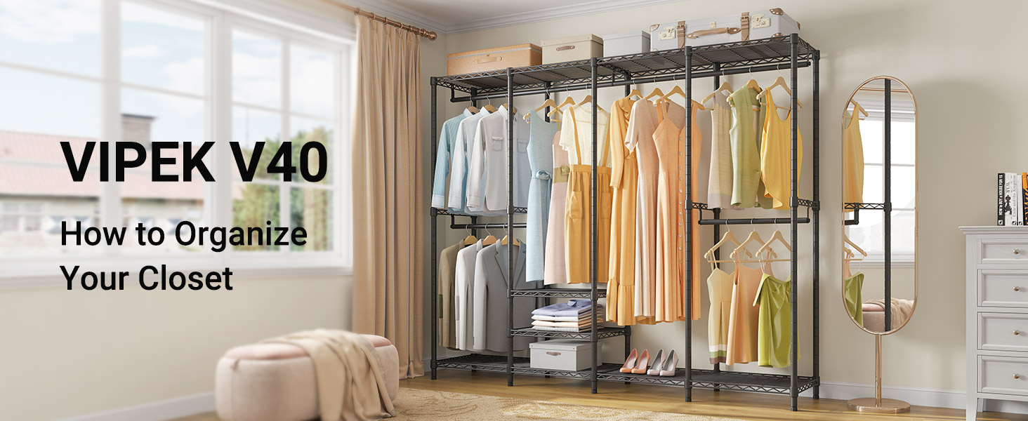 Amazon.com: VIPEK V40 Medium Clothes Rack, Modular Closet System