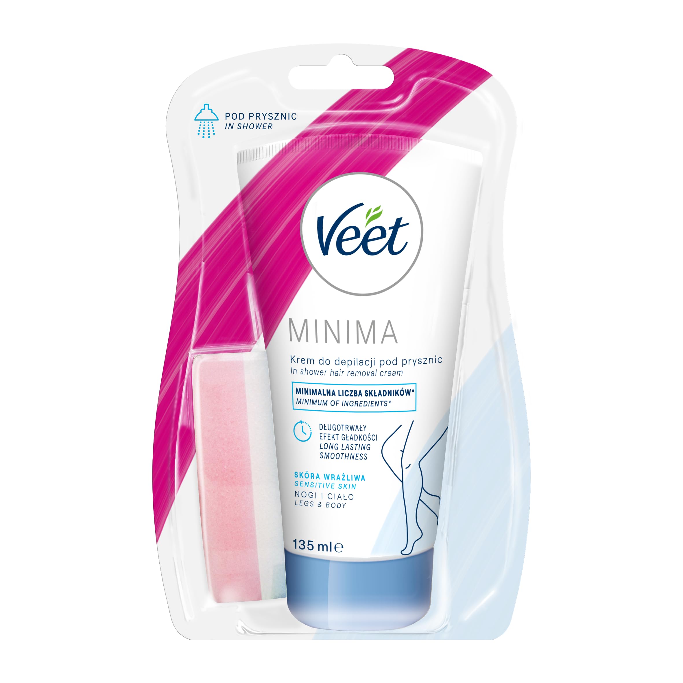 VEET Crema de ducha para pieles sensibles 135 ml