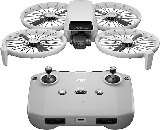 DJI Flip (RC-N3), Drone With 4K UHD Camera for Adults, Under 249 g, 3-Axis Gimbal Stabilization, 44000ft/13km Video Transmission, Palm Takeoff,...