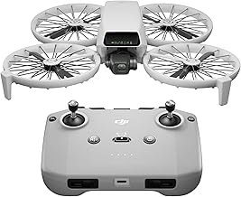 DJI Flip (RC-N3), Drone con cámara 4K UHD para adultos, menos de 249 g, estabilización de 3 ejes, transmisión de video de 44000 pies/13 km, despegue en la palma, retorno automático, tiempo de vuelo de 31 minutos, vuelo inteligente