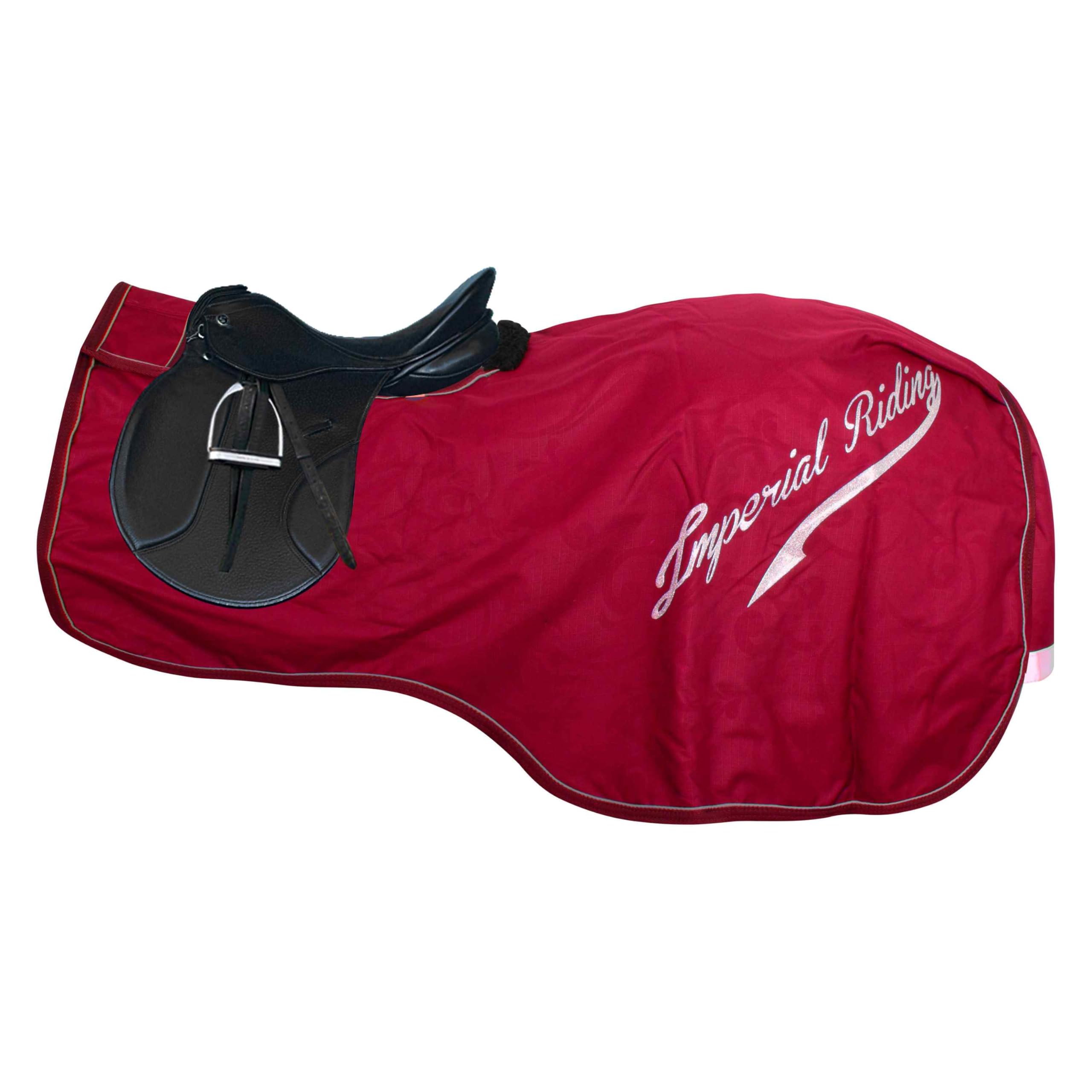 Couverture d'équitation imperméable pour cheval Imperial Riding IRH Super-Dry rouge taille M