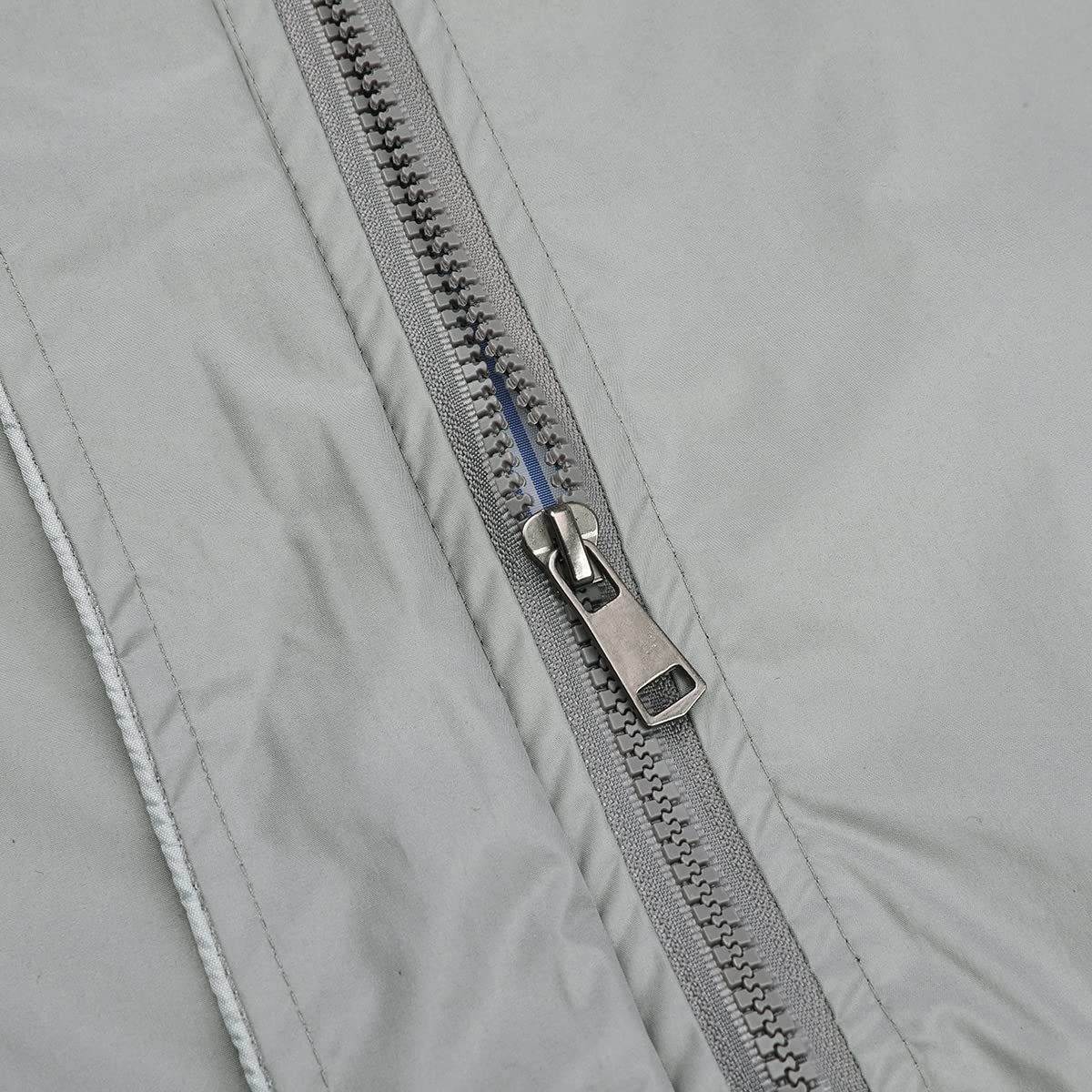 YUNCLOS - Abrigo impermeable para mujer, elegante, cortavientos con capucha, largo y delgado, color sólido