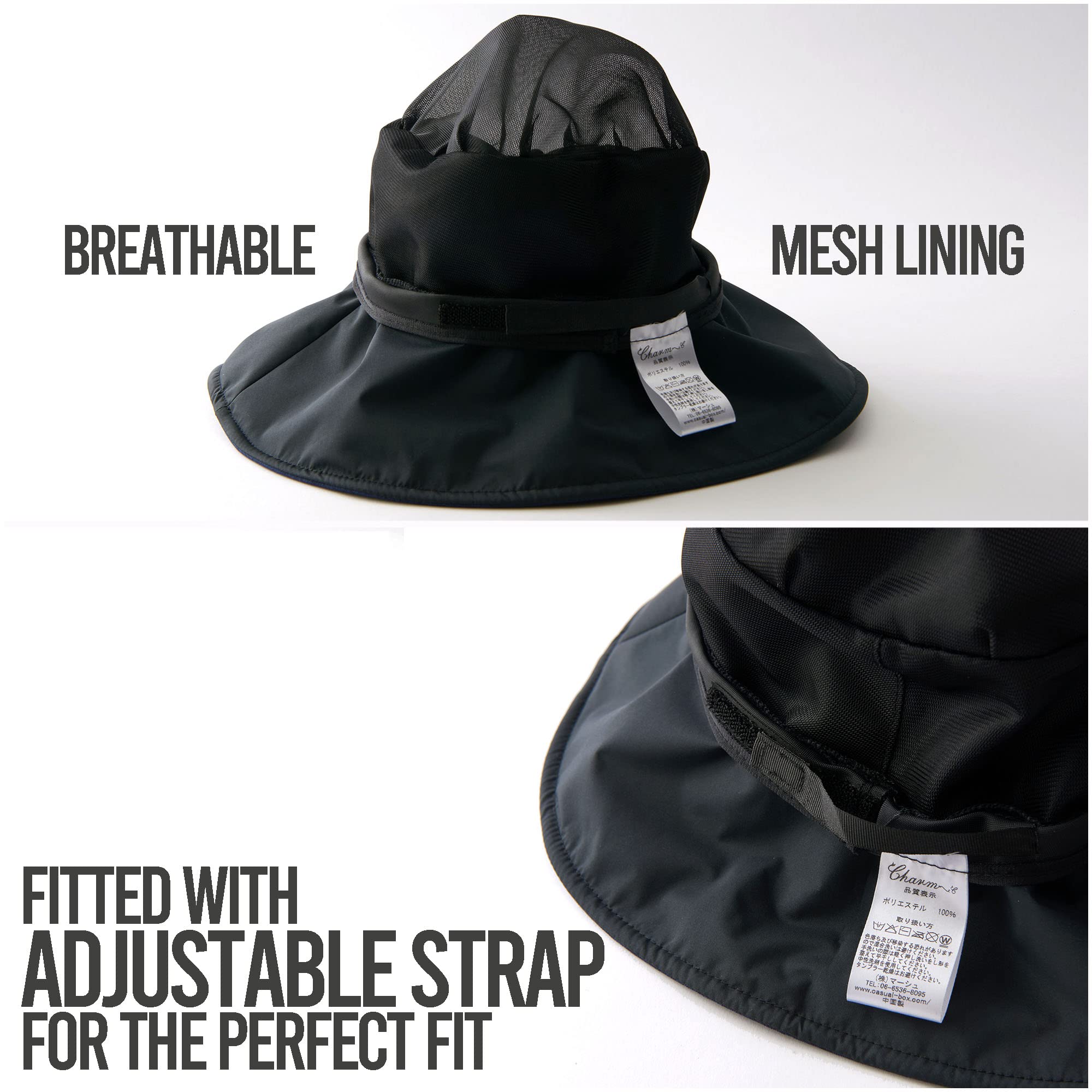 Chapeau Soleil Femme avec Protection UV, Capeline d'Été Pliable À Bord Large pour Plage Ou Jardinage Mode Japonais
