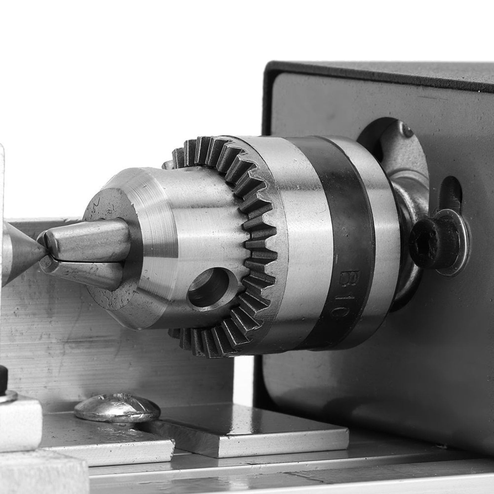 Fafeicy Mini Holzdrehmaschine mit 7 Geschwindigkeitsregelung, 10000 U/min