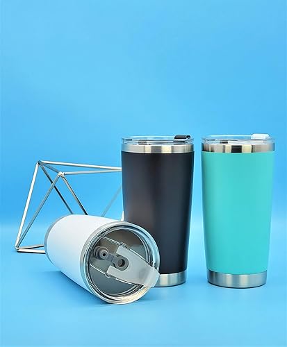 Miniatura 4 de Monogram Vacuum Insulated 20 ounce Tumbler with Lid - Personalized Stainless Steel Travel Mug