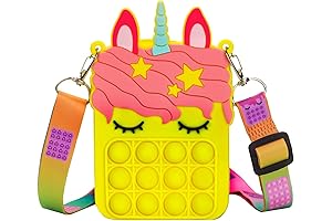 Mini Yellow Pop Purse for Girls Boys: The Perfect Push Pop Fidget for School Kids