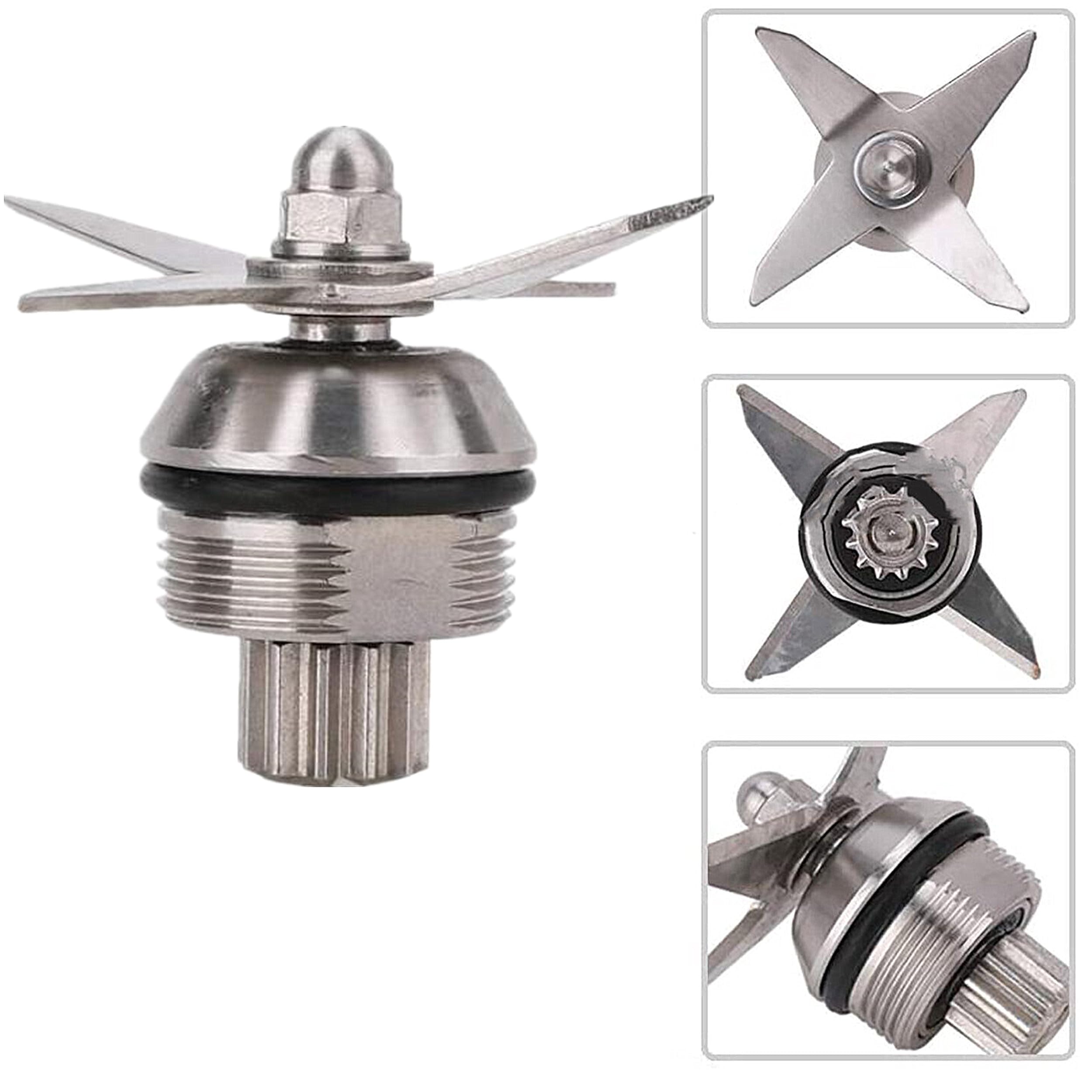 Pièces De Rechange Compatibles Avec Vitamix, Blender Wet Blade Assemblage De Rechange Avec Clé Et Douille D'entraînement Compatible Avec Vitamix 1,8 L Et 946,2 G