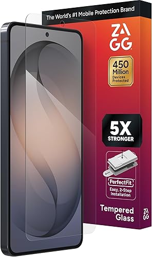 Miniatura 11 de ZAGG Protector de pantalla de vidrio Elite Samsung Galaxy S25/ S24 – Vidrio templado ultra resistente, resistente a los arañazos, instalación