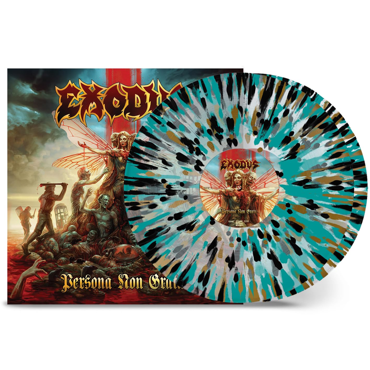 Persona Non Grata (Clear Gold Black Turquoise Splatter) [VINYL]