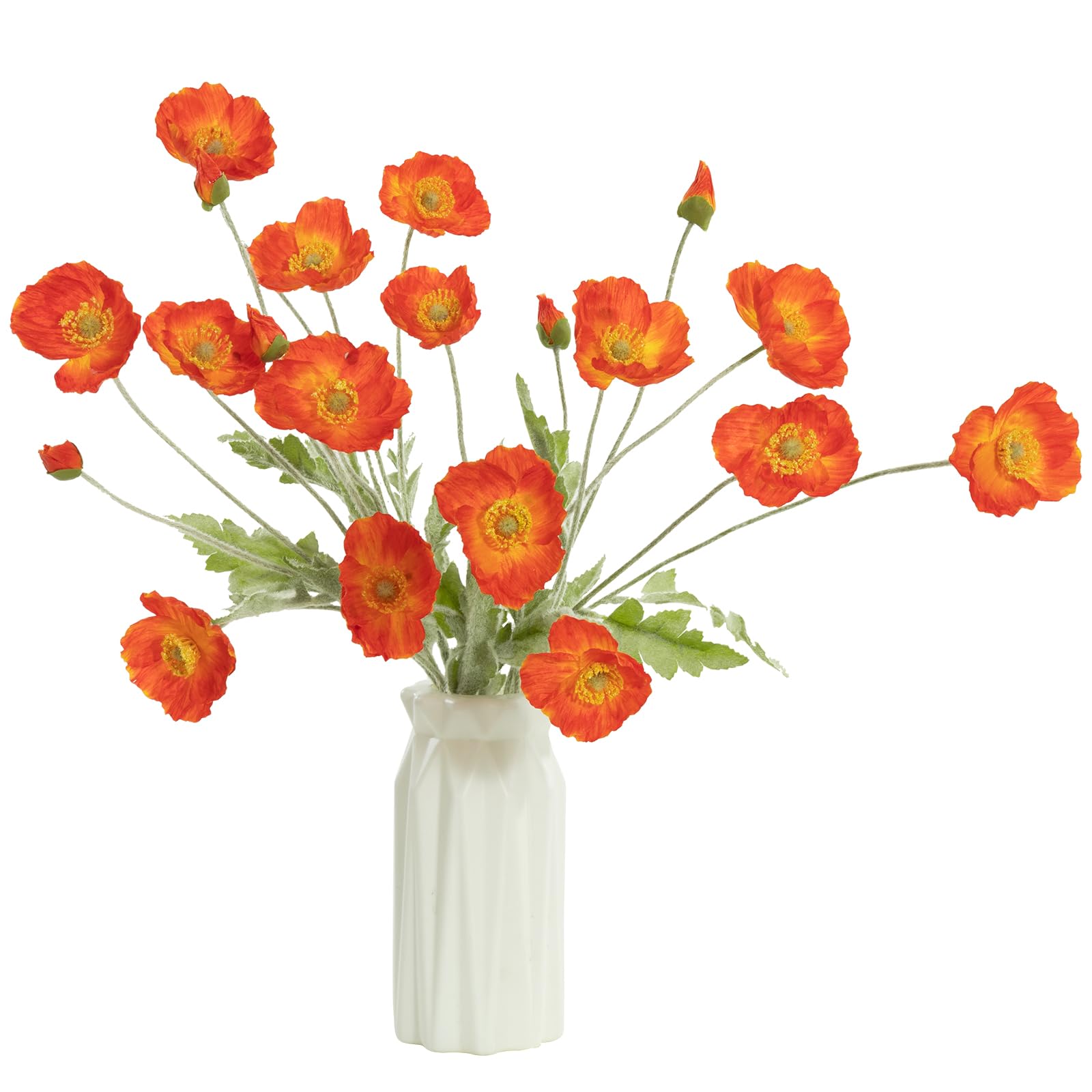 DuHouse 6-Stem Artificial Poppies