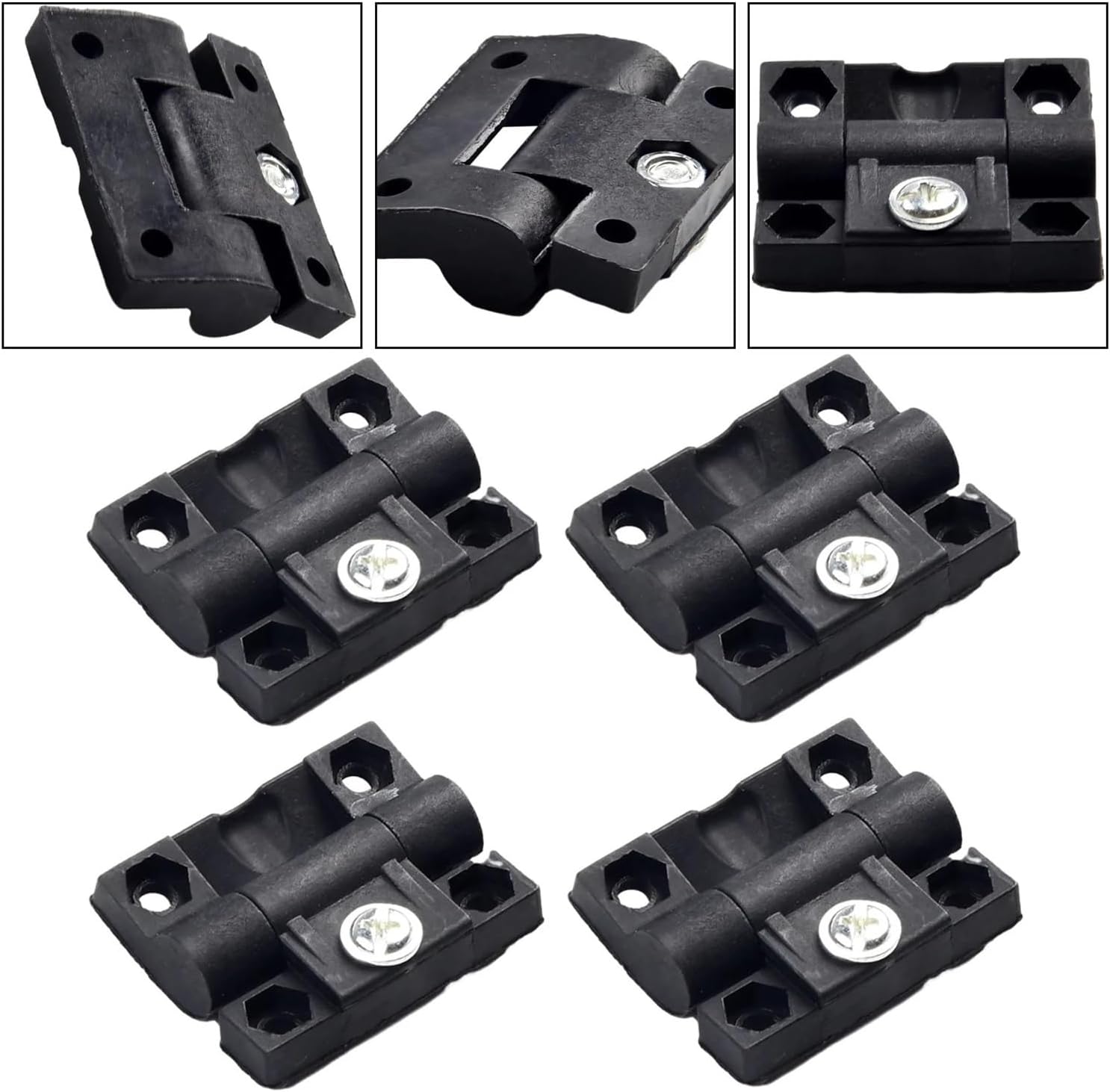 4 Pack Adjustable Torque Hinge Position Control Replacement Soft-Clamp Hinge Home Furniture Hardware Accessories