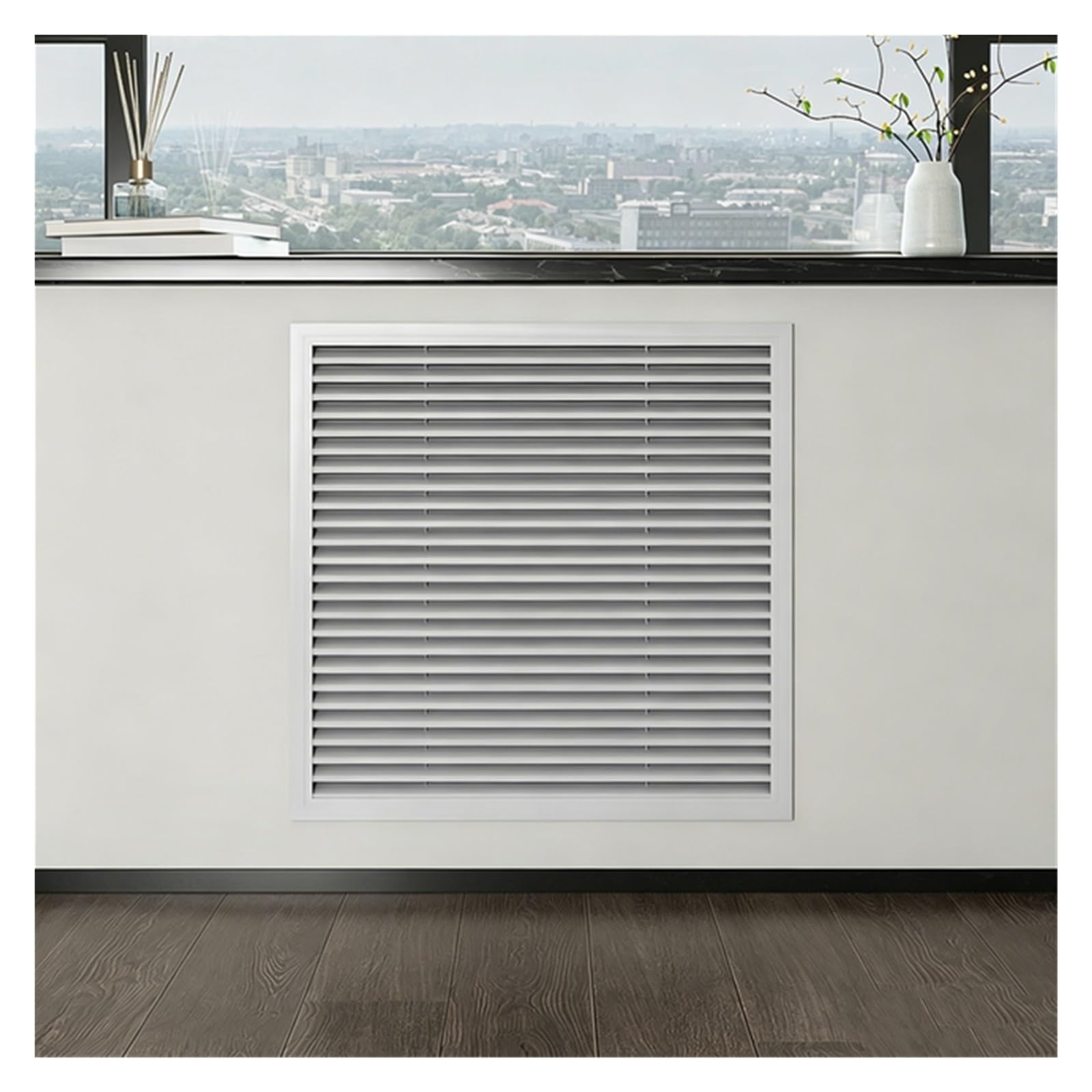 Lüftungsgitter Grau 600x900mm für Wand, Decke und Boden - Belüftung