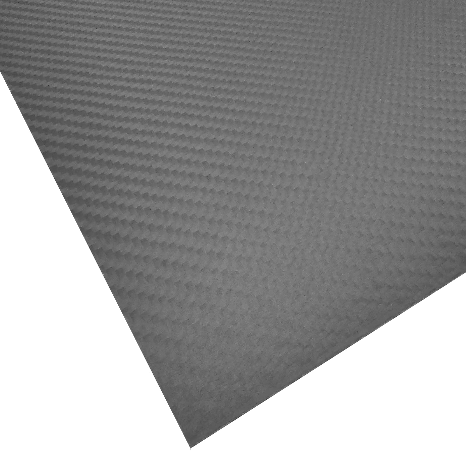 Panel de chapa de fibra de carbono real 3K de 500 x 400 x 0,3 mm (tejido de sarga/acabado mate)