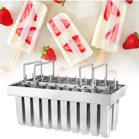 Headery 20-Piece Stainless Steel Popsicle Molds - Commercial Grade Ice Pop Maker For Home & Business - View #10