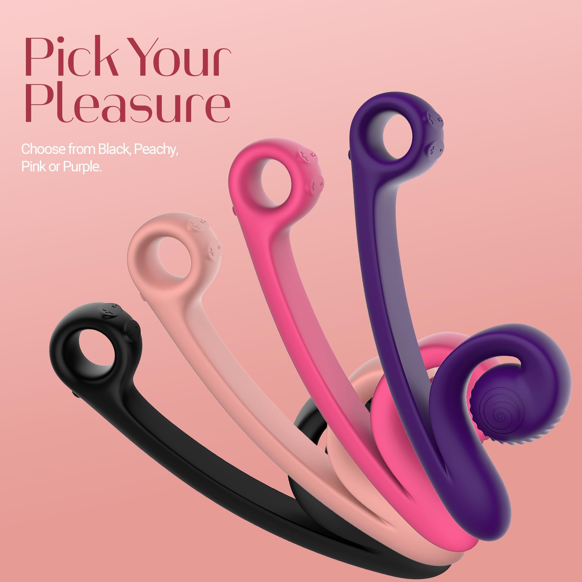 Snail Vibe Curve Vibratore Viola 12cm