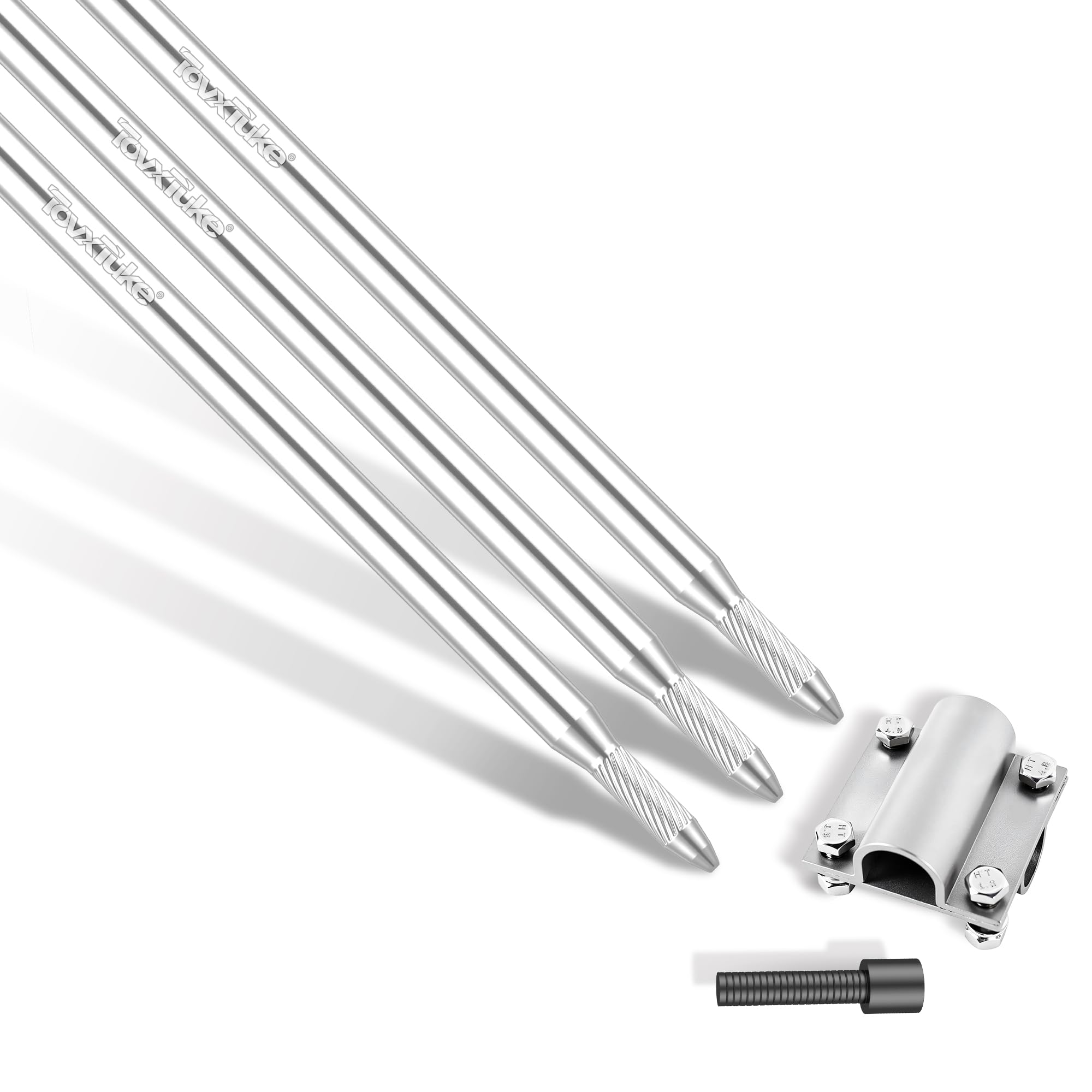 TovxTuke Tiefenerder V4A Edelstahl Set 3M Ø20 inkl. Schlagkopf & Klemme