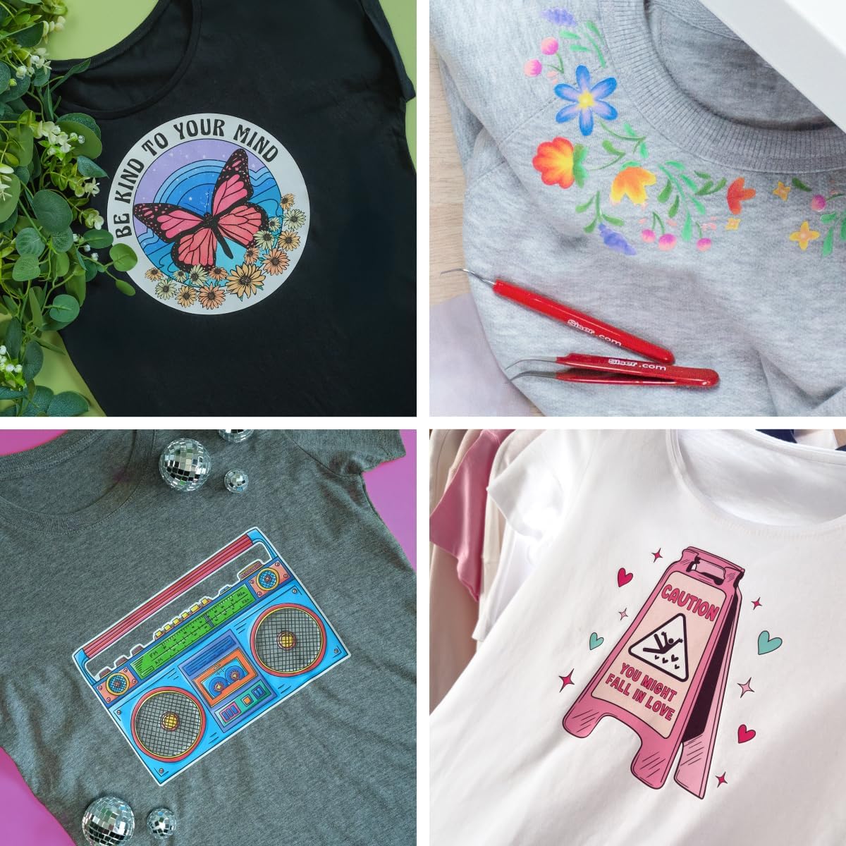 Siser® Easy Subli Pack 5+5 Thermal Transfer Vinyl Sublimation Printable 5 Sheets A4 Easy Subli and 5 Sheets A4 Application Tape