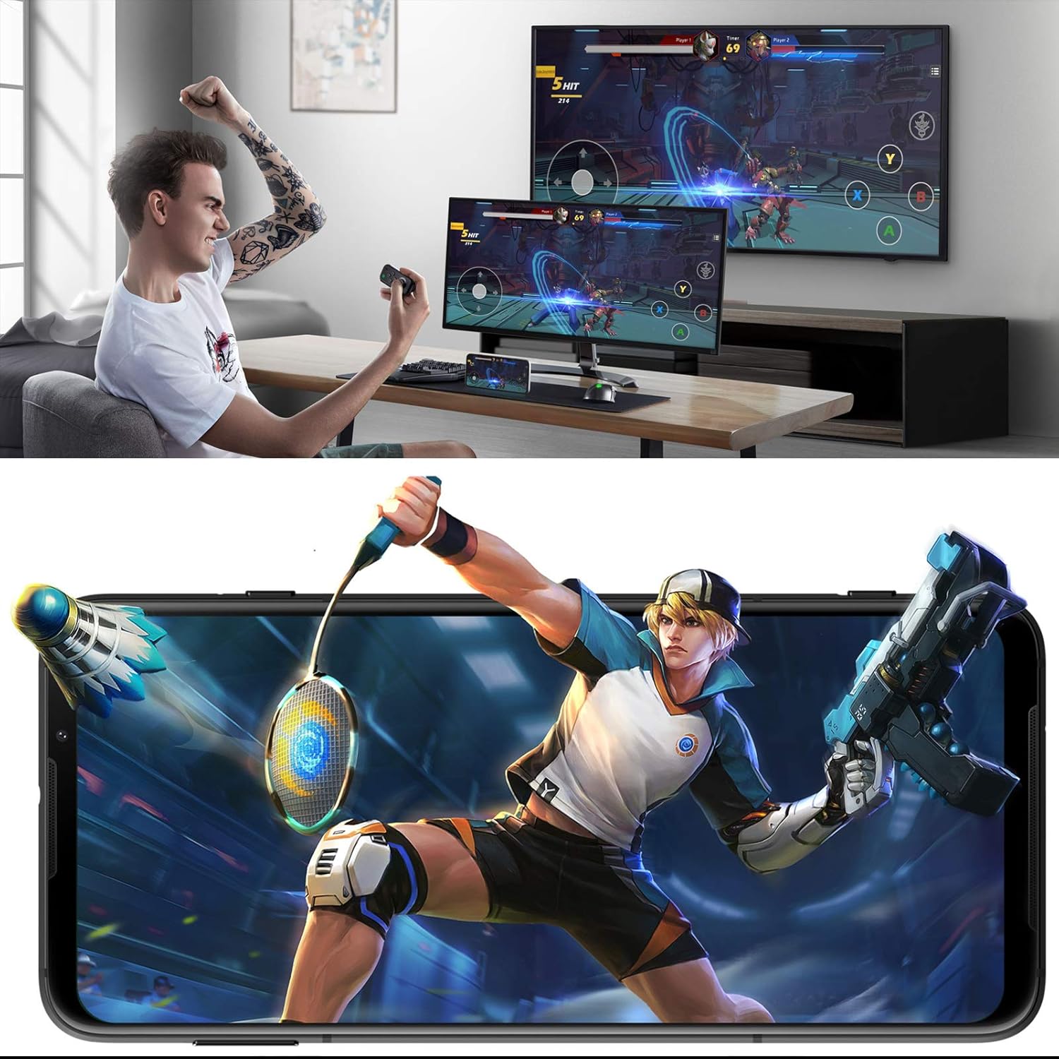 40% оƒƒ Dіѕсоunt Black Shark 3 Gaming 5G Phone, 6.67 inch Cell Phone,Android 10 Snapdragon 865 Unlocked Mobile Phone, 270HZ Touch Reporting Rate, 64MP Triple Camera System Smartphone (Midnight Black, 8+128GB)