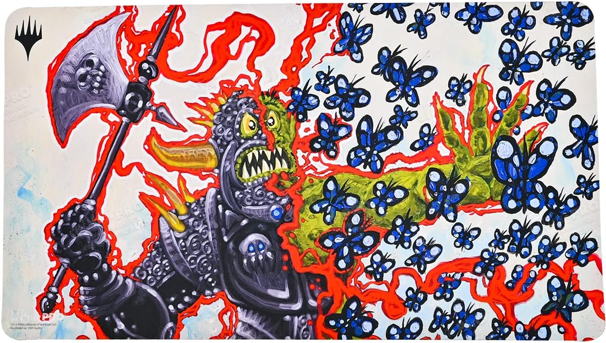 Ultra PRO - Magic: The Gathering Double Masters Chaos Warp Playmat - Card Playmat Great for Card Games & Battles Against Friends, Perfect for at Home Use As a Mousepad for PC or Desk Mat