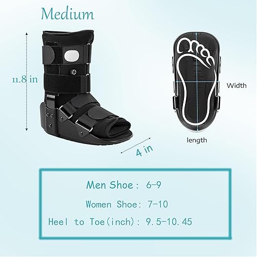 Miniatura 6 de Botas para caminar, botas de fractura para pie y tobillo, talla M