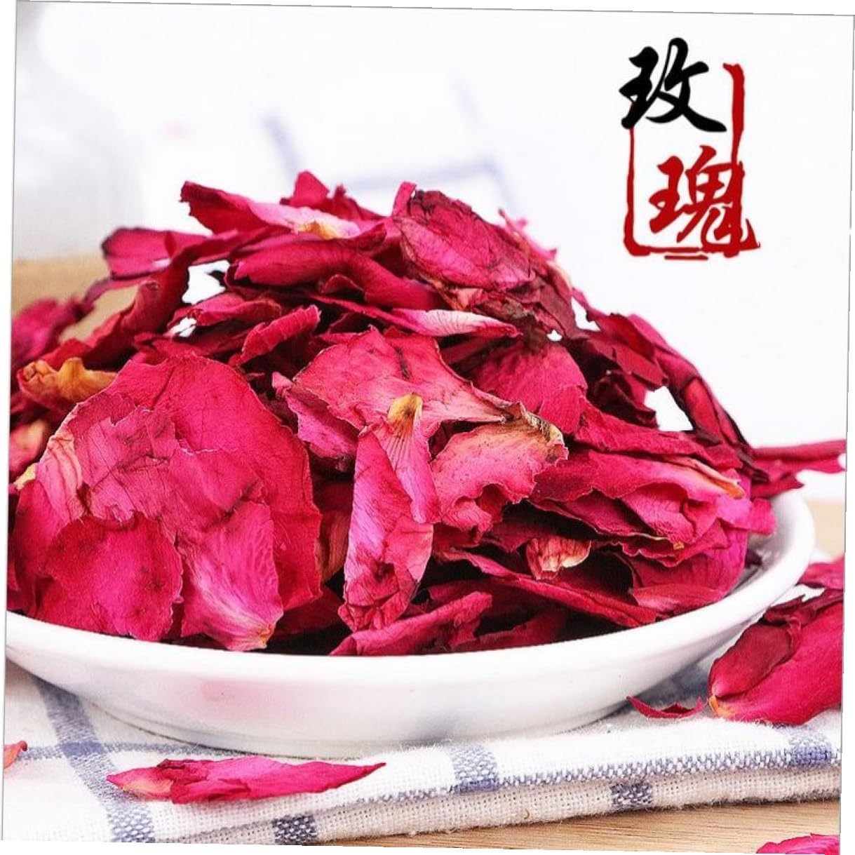 Pack Dried Rose Petals for Bath and Foot Soak Natural Flower Petals for Wedding Confetti Crafts Soap Making and Relaxing Aromatherapy Multi-Purpose Floral Decoration