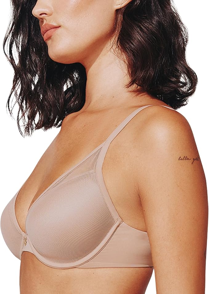 ThirdLove Classic Plunge Bra, Sexy Underwire V-Neck Bra for Small Breasts, Low Cut