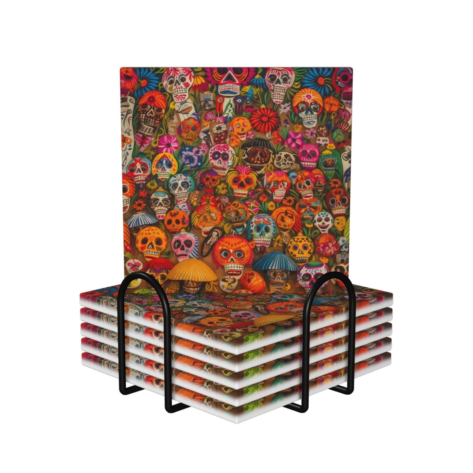 Dessous de verre art populaire mexicain pour embellir vos tables d'apéritif