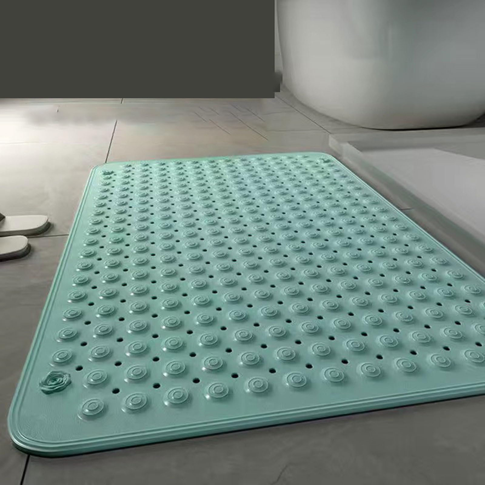 Tappetino da doccia, Tappetini for Doccia All'interno Della, con Ventose Antiscivolo(Copper Green,40CM*70CM)