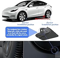 Vista 5 de Guardabarros para Tesla Model 3 2016-2023 Sin Perforación Versión OEM Protector para Todo Clima
