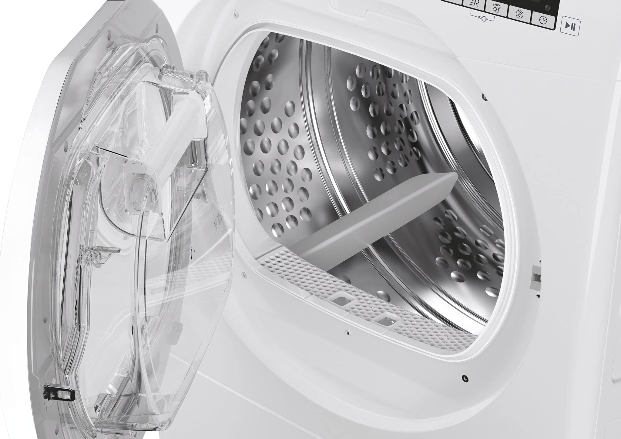 Hoover HLEC10DE H-Dry 300, 10kg, Condenser Tumble Dryer, Aquavision, White, Sensor Dry, NFC — view 5