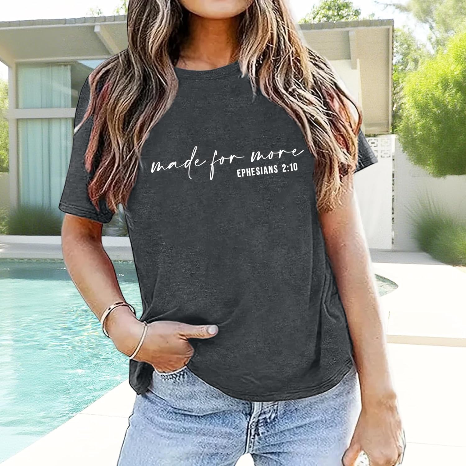 BLACKOO Women Graphic Tees Made for More Summer Tshirts - Image 2