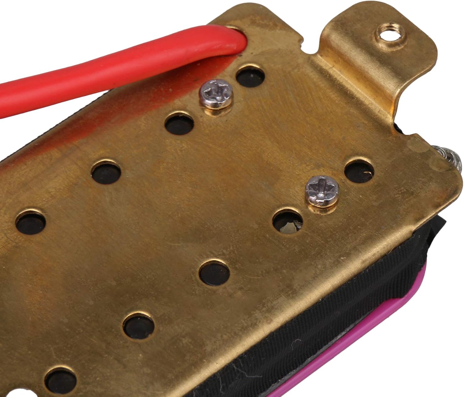 Lovermusic Ceramic Magnet Pink Purple Noiseless Electric Guitar Humbucker Bridge Neck Pickup Set image 4