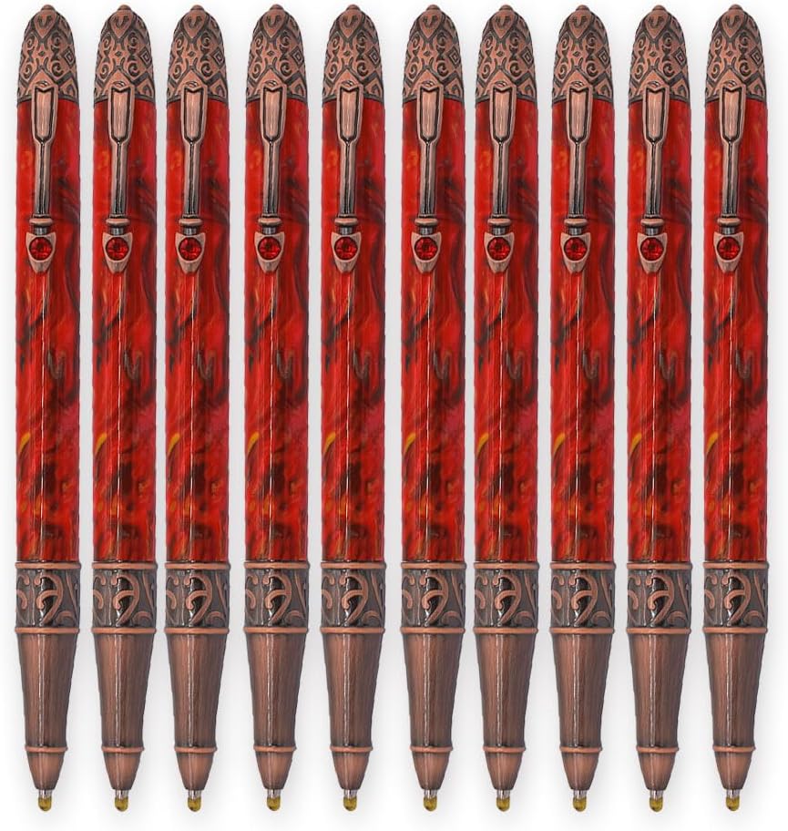 AS-BP302#-ARCP, DIYKITSMALL, Antique rose copper polish mars twist pen kits, Woodturning Kit (10 pack)