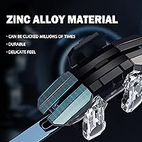 Vista 5 de 2022 New Model Mobile Game Controller Trigger, Mobile Game 6 Finger Trigger Sensitive Target Buttons martphone Game Controller Gamepad for